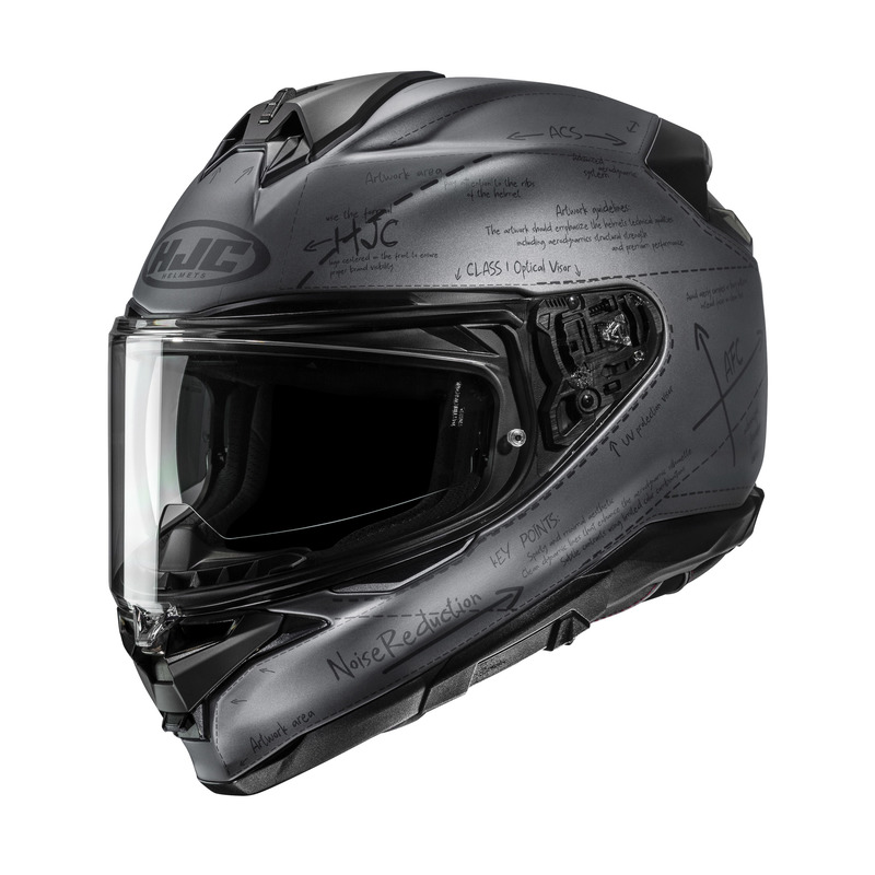 KASK MOTOCYKLOWY HJC F72 ODYSSEA SILVER S