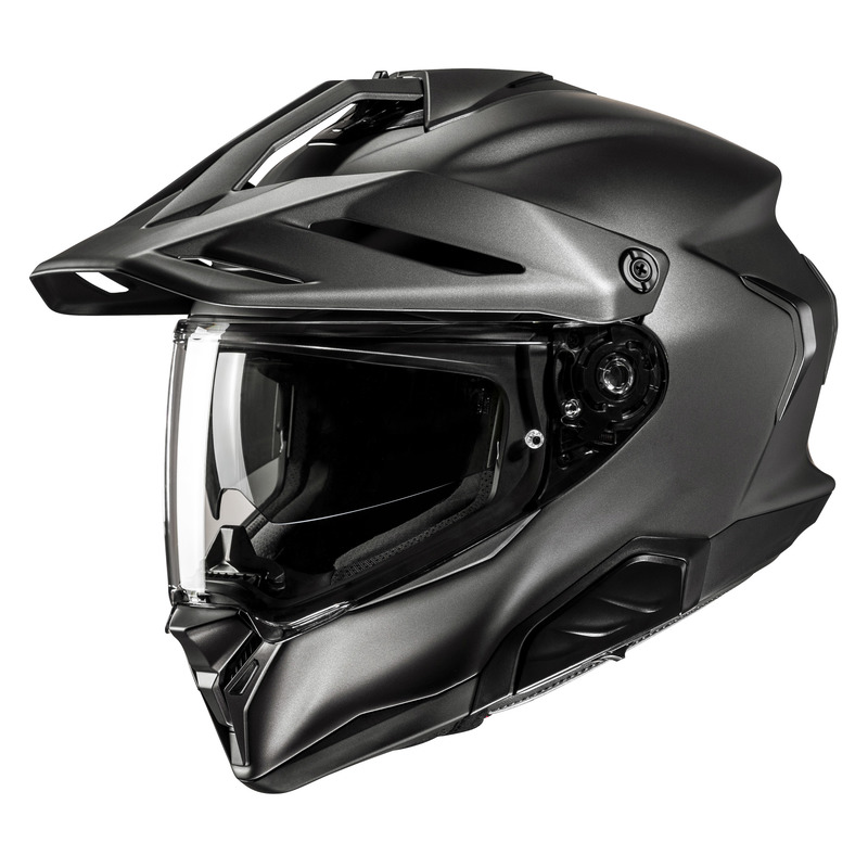 KASK MOTOCYKLOWY HJC RPHA60 SOLID SEMI FLAT TITANIUM XXL