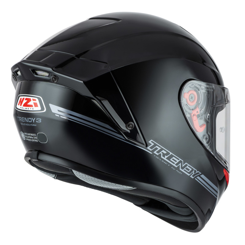 KASK MOTOCYKLOWY NZI TRENDY STREAM SOLID NOUVEAU BLACK M