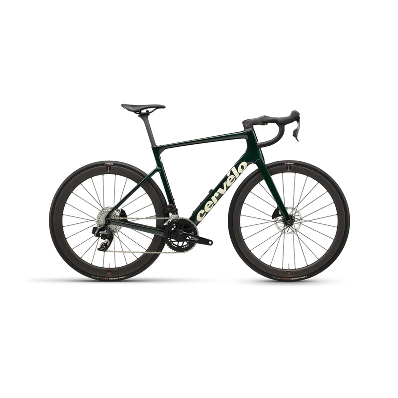 ROWER CERVELO CALEDONIA-5 RIVAL AXS EMERALD CREAM 58