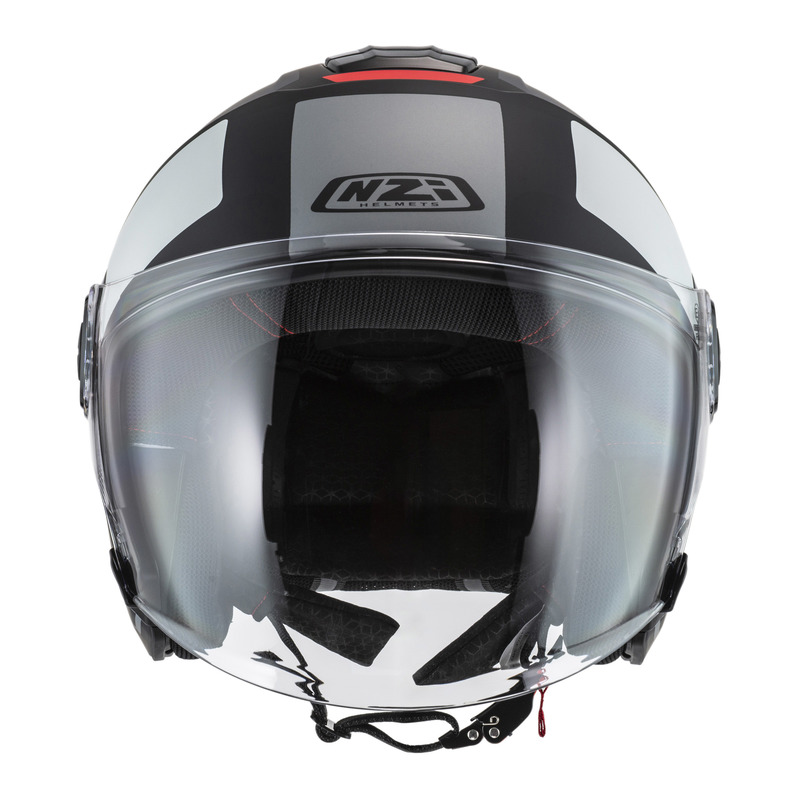 KASK MOTOCYKLOWY NZI CIVIC CONQUEST BLACK ANTRACITE GREY MATT XL