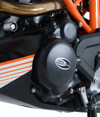 OSŁONA SILNIKA RG RACING KTM 390 DUKE UP TO 15/RC 390 UP TO 15, LEWA STRONA BLACK