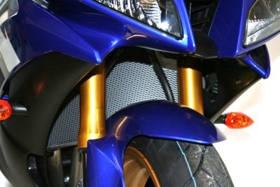 OSŁONA CHŁODNICY RG RACING YAMAHA R6 06- 16, R1 07- 08 TITANIUM