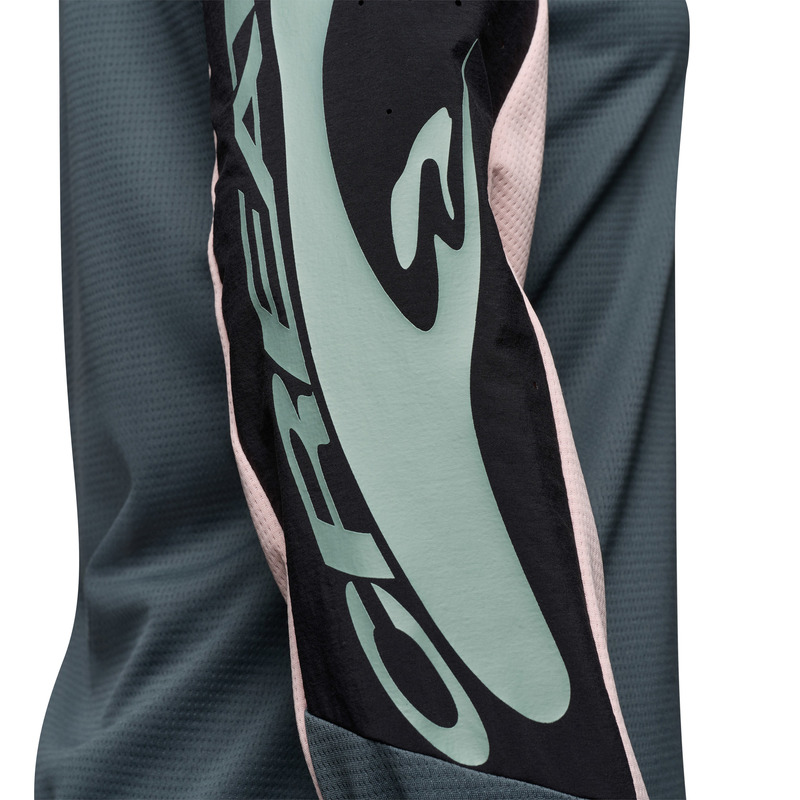 KOSZULKA ROWEROWA Z DŁUGIM RĘKAWEM DAMSKA FOX DEFEND CREATION DEEP COBALT XS