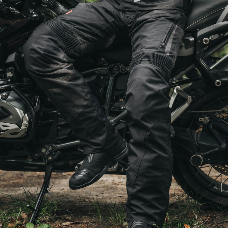 SPODNIE MOTOCYKLOWE TEKSTYLNE OZONE VULCAN BLACK