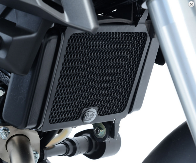 OSŁONA CHŁODNICY RG RACING YAMAHA MT-125 14- 19 (INC. ABS MODEL) TITANIUM