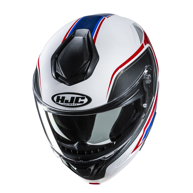 KASK MOTOCYKLOWY HJC C92 RAGNA WHITE BLUE M