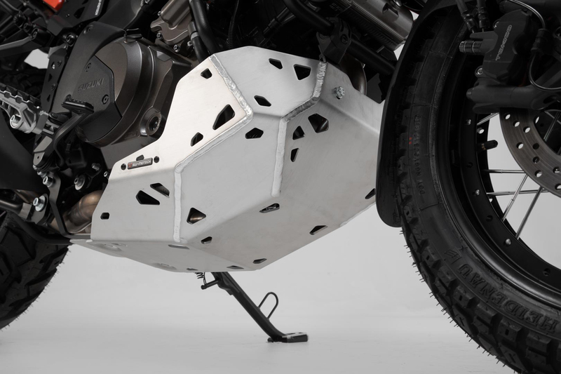 OSŁONA SILNIKA PŁYTA POD SILNIK SW-MOTECH SUZUKI V-STROM 1050 (19-) BLACK SILVER