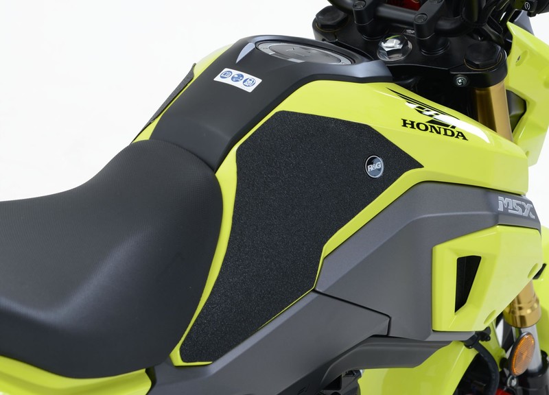 NAKLEJKA NA BAK TANKPAD ANTYPOŚLIZGOWY 2 CZĘŚCI RG RACING HONDA MSX125 (GROM) (16-) CLEAR