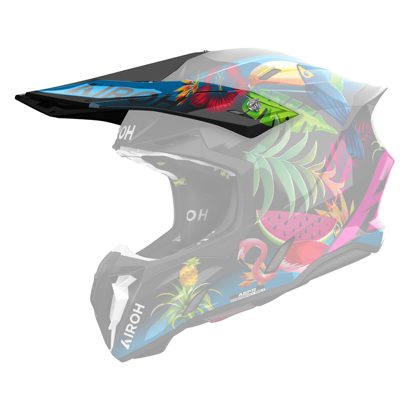 DASZEK DO KASKU AIROH TWIST 3 AMAZONIA GLOSS