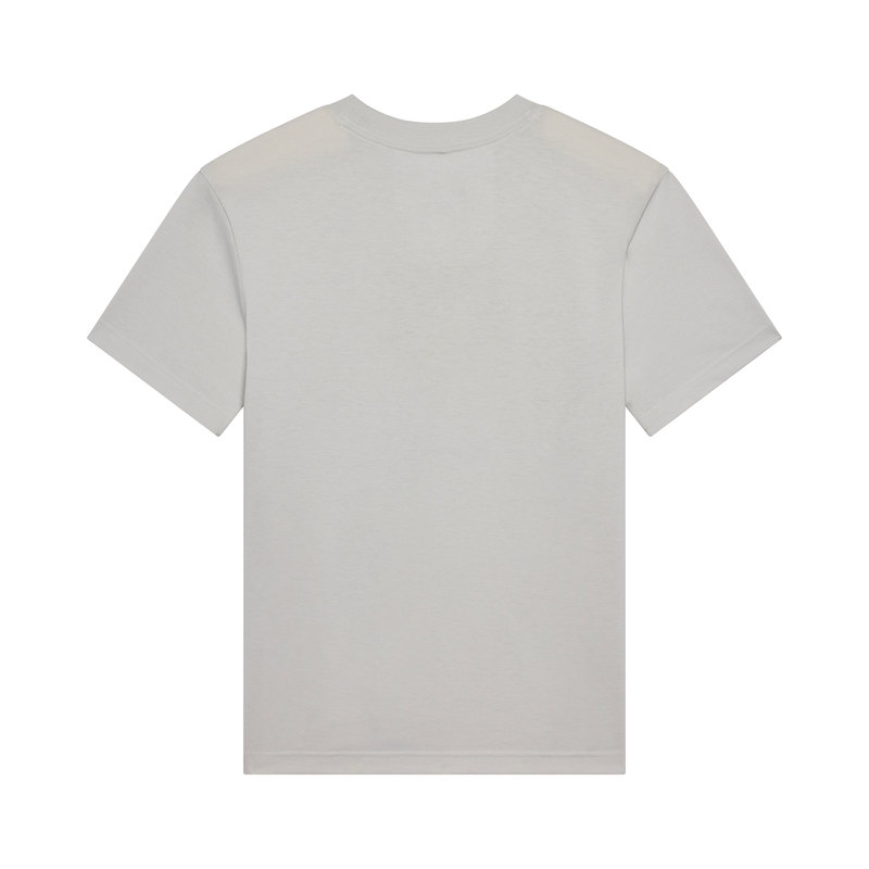 T-SHIRT DAMSKI FOX IMAGE PRINT LIGHT GREY