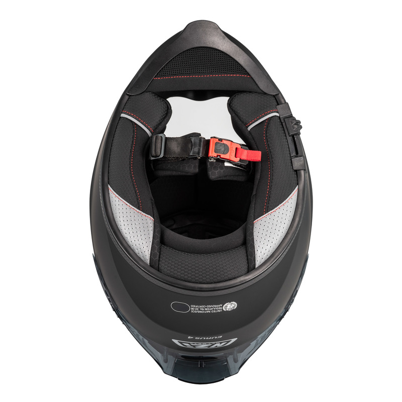 KASK MOTOCYKLOWY NZI EURUS 4 STREAM DUO MATT BLACK
