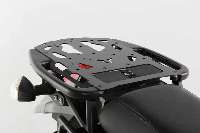 STELAŻ STEEL-RACK POD KUFER CENTRALNY SW-MOTECH KAWASAKI KLR 650 (08-18) BLACK