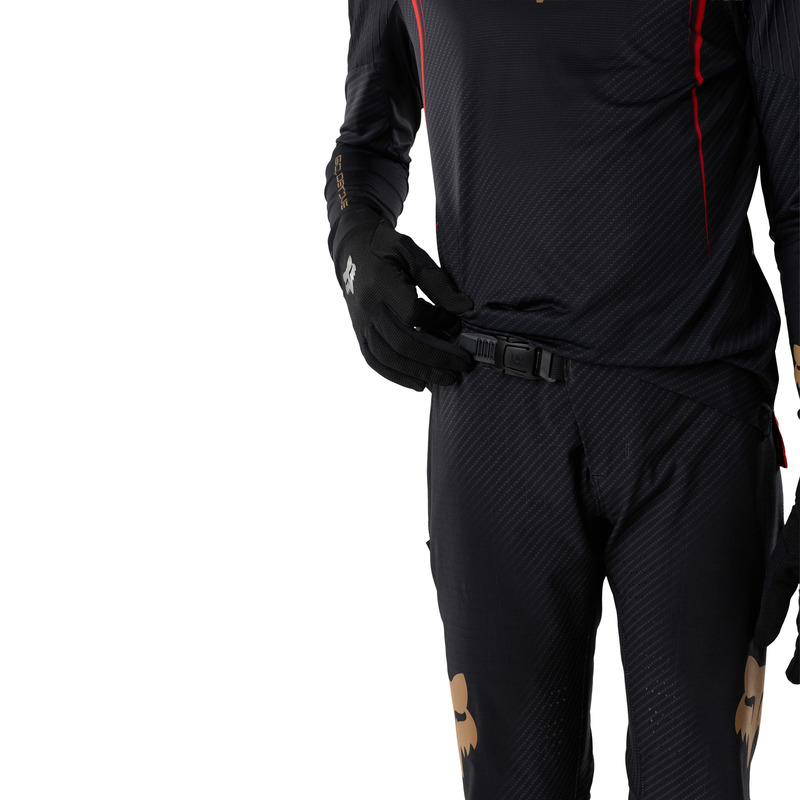 SPODNIE ROWEROWE JUNIOR FOX FLEXAIR GOLDSTONE SE BLACK Y22