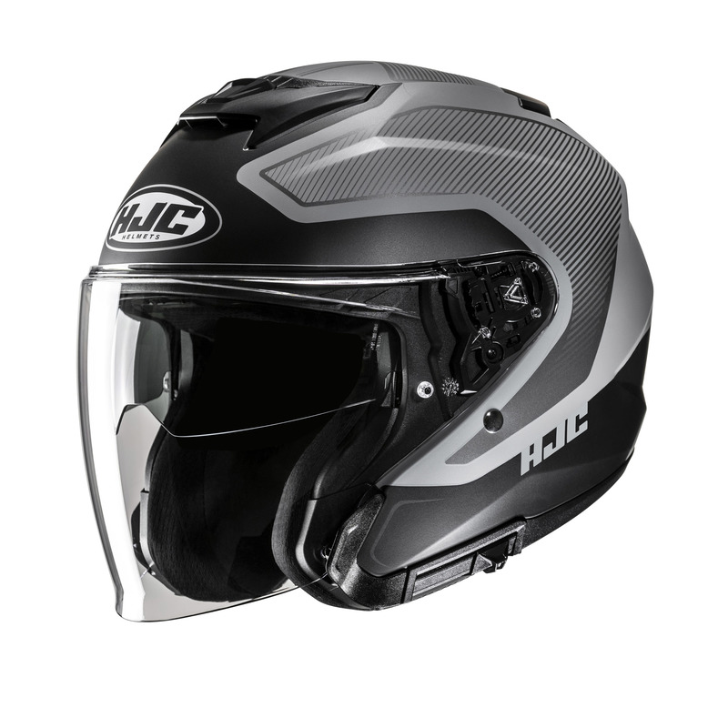 KASK MOTOCYKLOWY HJC I31 TEVIS BLACK GREY XXL