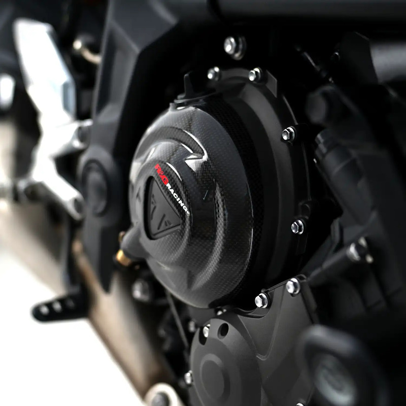 OSŁONA SILNIKA RG RACING HONDA TRIUMPH TIGER 660 SPORT 22-/TRIDENT (660) 21- PRAWA STRONA CARBON