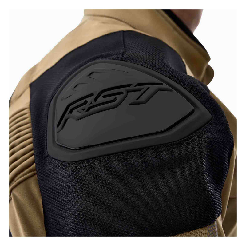 KURTKA MOTOCYKLOWA TEKSTYLNA RST PRO SERIES ADVENTURE D3O SAND BLACK XL