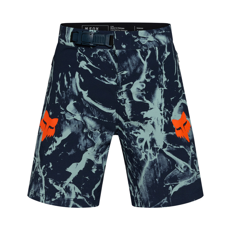 SPODENKI ROWEROWE JUNIOR FOX RANGER IMAGE PRINT ARCTIC BLUE 28