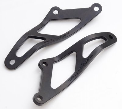 MOCOWANIE WYDECHU RG RACING APRILIA RSV 04- (PAIR) BLACK