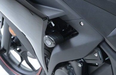 CRASHPADY AERO RG RACING RACE TYPE, YAMAHA YZF-R25 14- 18/YZF-R3 15- 18 BLACK