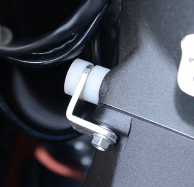 ODBOJNIKI KIEROWNICY RG RACING DUCATI 899/959/1199/1299/V2 PANIGALE/SF V2 22 WHITE