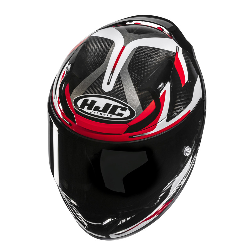 KASK MOTOCYKLOWY HJC RPHA12 CARBON XENTRA BLACK RED
