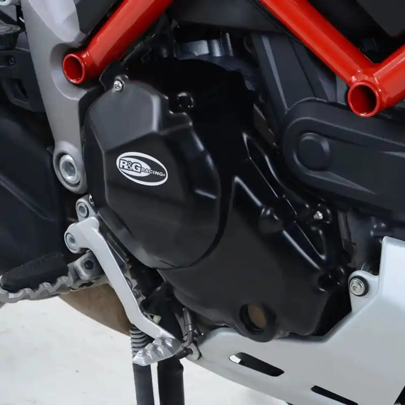 ZESTAW OSŁON SILNIKA RG RACING DUCATI MULTISTRADA 1200 (2 CZĘŚCI) OSŁONA SPRZĘGŁA I POMPY WODY BLACK