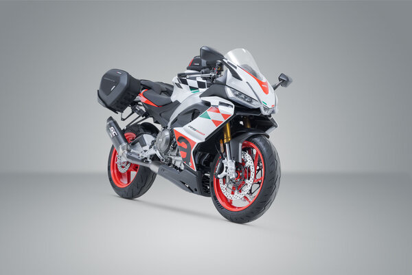 ZESTAW SAKW PRO BLAZE H I STELAŻY SW-MOTECH APRILIA RS 660 EXTREMA (23-) BLACK