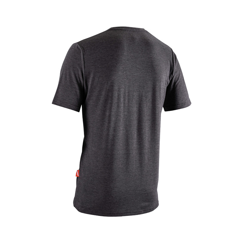 T-SHIRT LEATT TECH PRINT GHOST BLACK