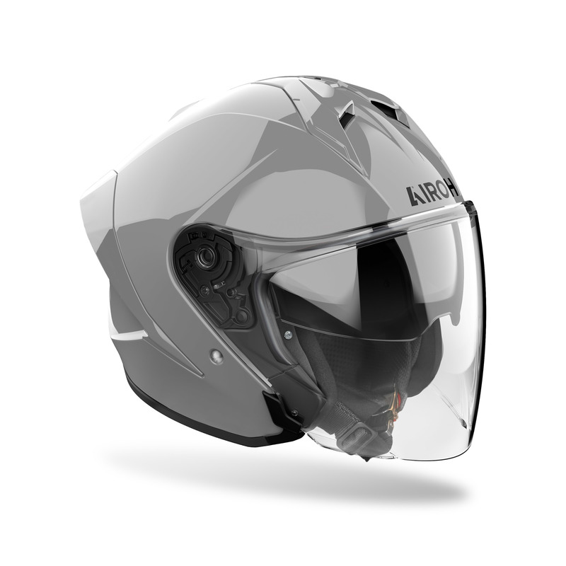 KASK MOTOCYKLOWY AIROH H21 COLOR CONCRETE GREY GLOSS XXL