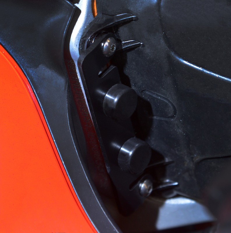 ODBOJNIKI KIEROWNICY RG RACING DUCATI PANIGALE V4/V4S/SPECIALE/V4R 19-/STREETFIGHTER V4 20- BLACK