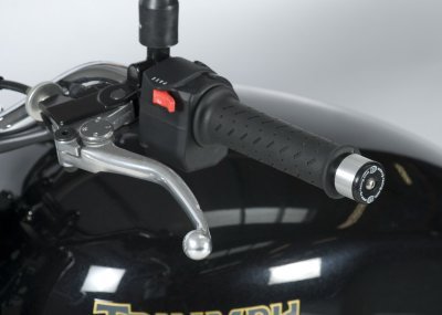 KOŃCÓWKI KIEROWNICY RG RACING TRIUMPH BONNEVILLE 08- BLACK