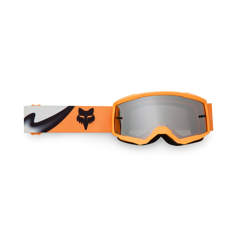GOGLE MOTOCYKLOWE JUNIOR FOX MAIN NOBLE BLACK WHITE OS