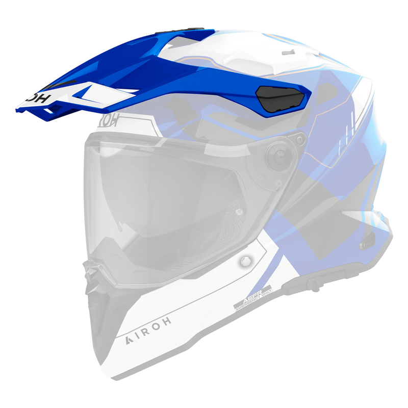 DASZEK DO KASKU AIROH COMMANDER 2 REVEAL BLUE GLOSS (NEW LOGO)