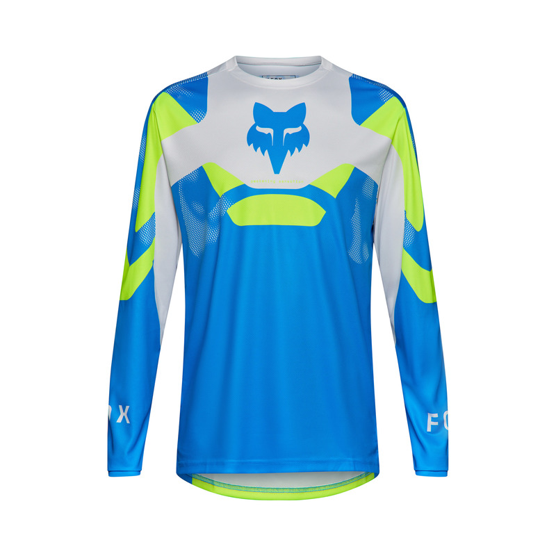 KOSZULKA ROWEROWA Z DŁUGIM RĘKAWEM FOX RANGER TACTILE BLUE JEWEL XXL