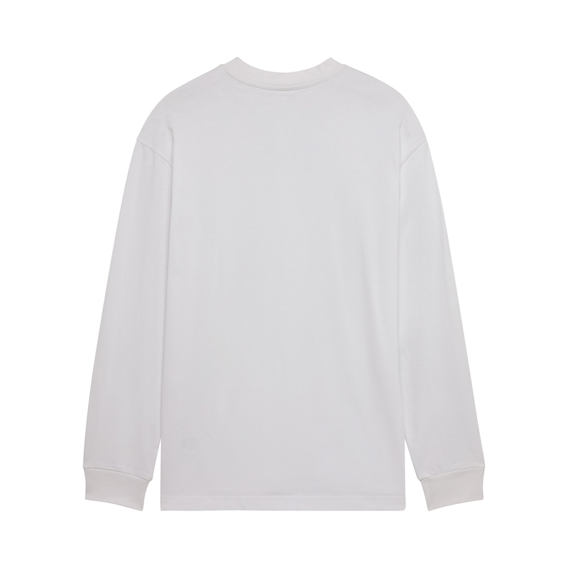 KOSZULKA Z DŁUGIM RĘKAWEM FOX WORDMARK OVERSIZED OPTIC WHITE