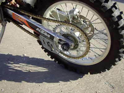 SLIDERY PRZEDNIEGO ZAWIESZENIA RG RACING KTM EXC/SMR 04- RANGE BLACK