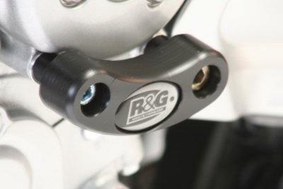 SLIDERY SILNIKA RG RACING YAMAHA FZ1 S/N 06-, LEWA STRONA BLACK
