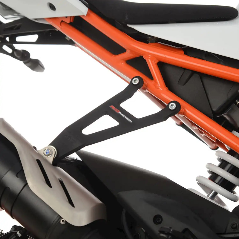 MOCOWANIE WYDECHU RG RACING KTM RC390/125 22- BLACK