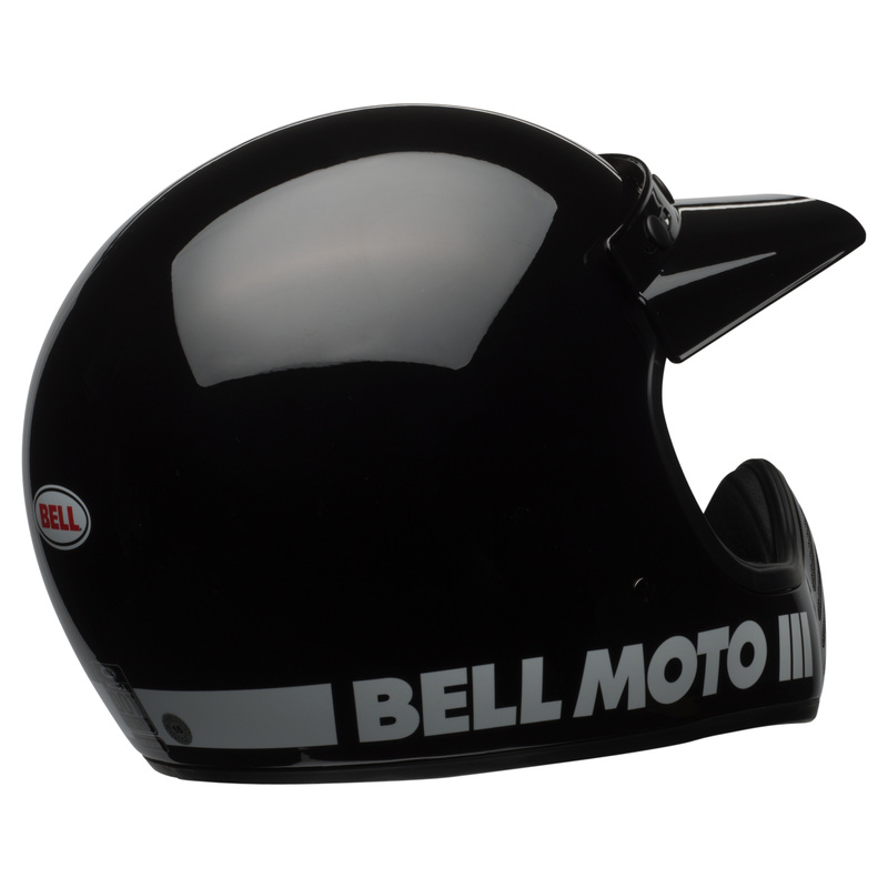 KASK MOTOCYKLOWY BELL MOTO-3 CLASSIC BLACK