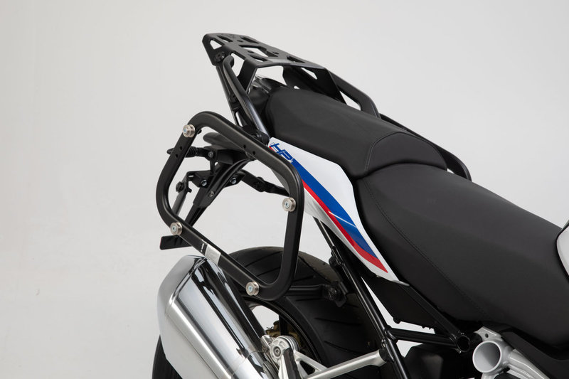 STELAŻ EVO NA KUFRY BOCZNE SW-MOTECH BMW R 1200 R/RS (14-18) R 1250 R/RS (18-) BLACK