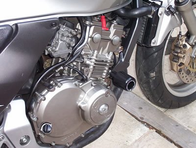 CRASHPADY CLASSIC RG RACING HONDA CB250 HORNET BLACK
