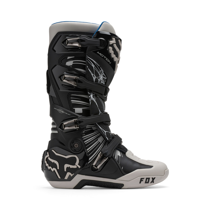 BUTY MOTOCYKLOWE FOX MOTION DIFFUSE SE BLACK GREY 9