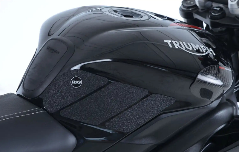 NAKLEJKA NA BAK TANKPAD ANTYPOŚLIZGOWY 6 CZĘŚCI RG RACING TRIUMPH 675 DAYTONA/STREET TRIPLE (13-) CL