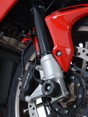 SLIDERY PRZEDNIEGO ZAWIESZENIA RG RACING HONDA VFR800 14- BLACK
