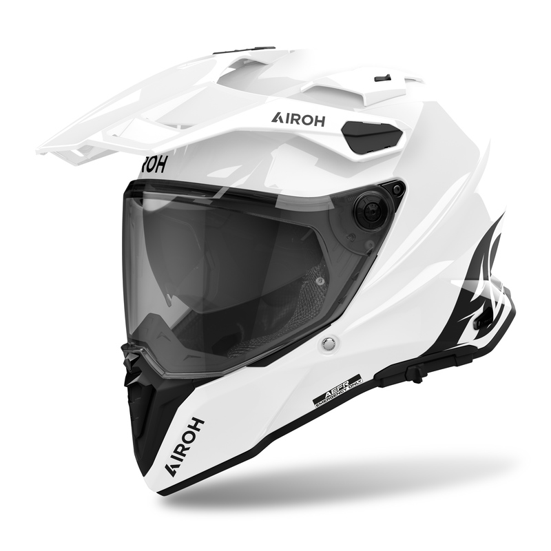 KASK MOTOCYKLOWY AIROH COMMANDER 2 COLOR WHITE GLOSS