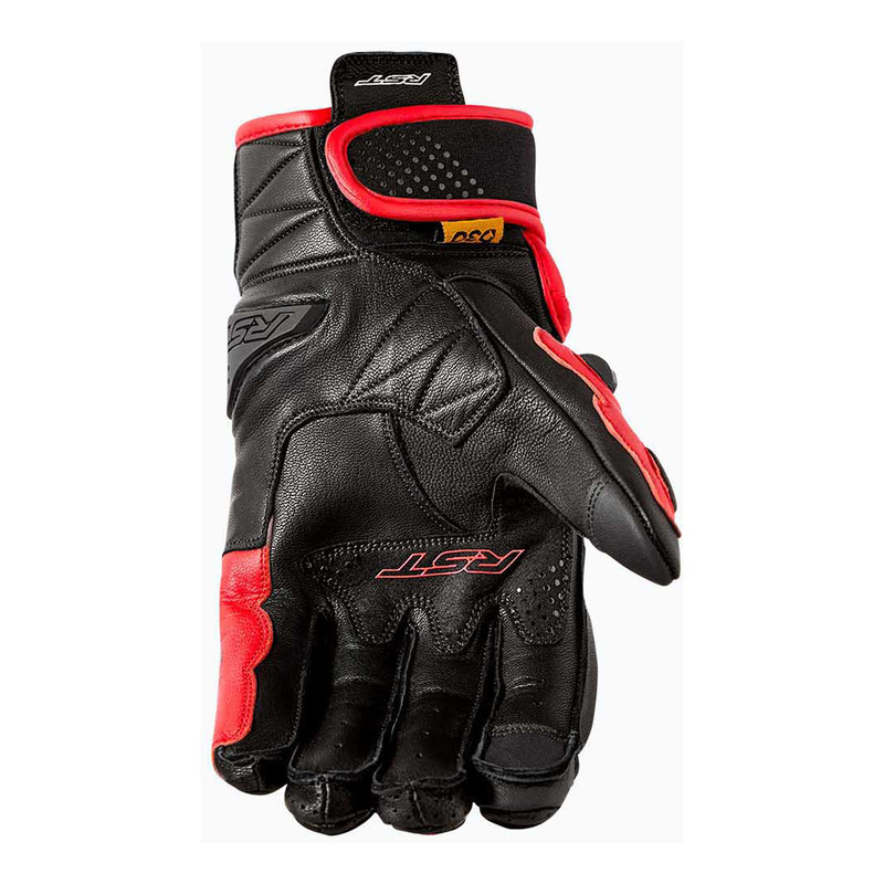 RĘKAWICE MOTOCYKLOWE RST FREESTYLE 3 D3O BLACK RED S