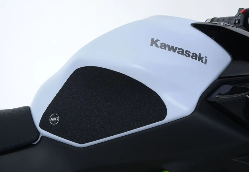 NAKLEJKA NA BAK TANKPAD ANTYPOŚLIZGOWY 2 CZĘŚCI RG RACING KAWASAKI Z 650, NINJA 650 (17-) CLEAR