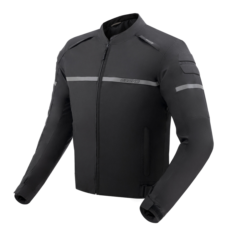 KURTKA MOTOCYKLOWA TEKSTYLNA OZONE RIDER BLACK