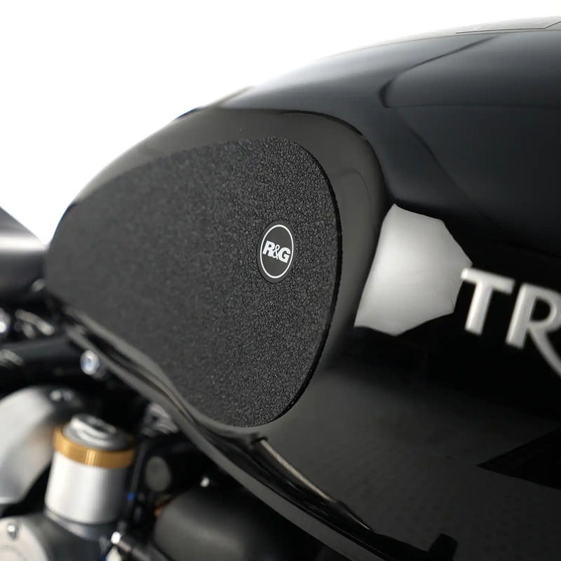 NAKLEJKA NA BAK TANKPAD ANTYPOŚLIZGOWY 2 CZĘŚCI RG RACING TRIUMPH BONNEVILLE BOBBER (17-) CLEAR